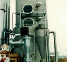 フィッシュミール工場の水洗脱臭装置